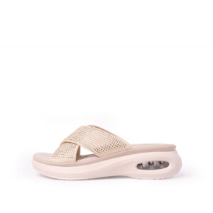 LARRIE Ladies Leena PU Comfort Slide Sandals