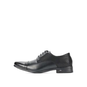 LR LARRIE Men Black Lace Up Formal Office Shoes