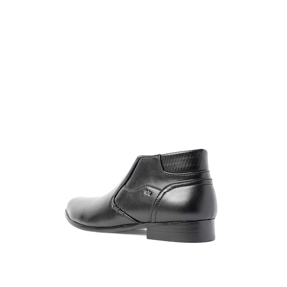 LR LARRIE Men Black Elite Zip-Up Ankle Boots - Image 6