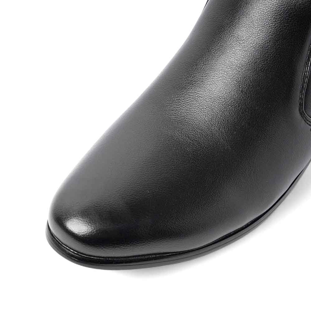 LR LARRIE Men Black Elite Zip-Up Ankle Boots - Image 5