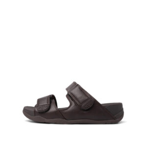 (Online Exclusive) LARRIE Men Dark Coffee Outdoor Adjustable Strap Sandals