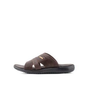 LARRIE Men Coffee New Open Toe Comfortable Sliders
