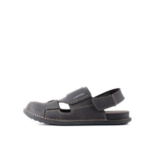 LARRIE Men Black New Unique Strap Sandals