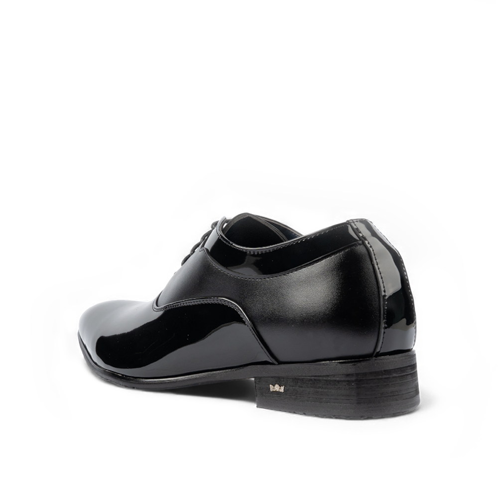 LR LARRIE Men Black Imperial Shine Classic Lace Up Business Shoes - Image 6