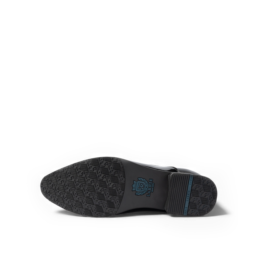 LR LARRIE Men Black Imperial Shine Classic Lace Up Business Shoes - Image 4