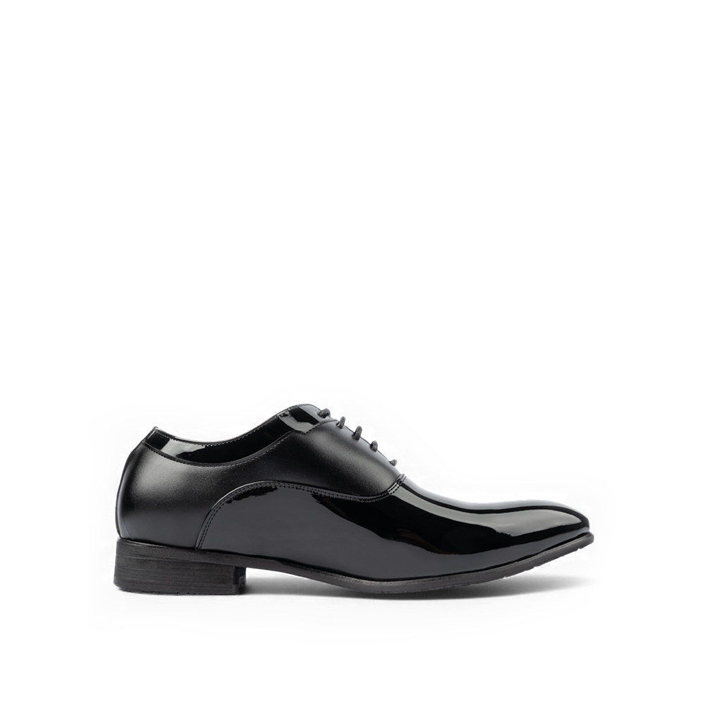 LR LARRIE Men Black Imperial Shine Classic Lace Up Business Shoes - Image 2