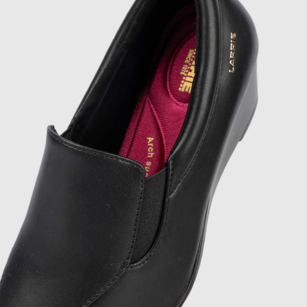 LARRIE Ladies Vienna Slip-On Wedge - Image 4