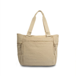 LARRIE Ladies Fabric Tote Bag with Multi‑Compartment Design