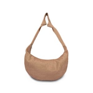 LARRIE Ladies Crescent Honeycomb Shoulder Bag