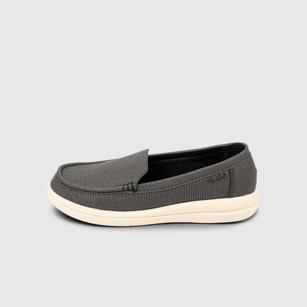 LARRIE Ladies Fabric Slip‑On Comfort Shoe - Image 3