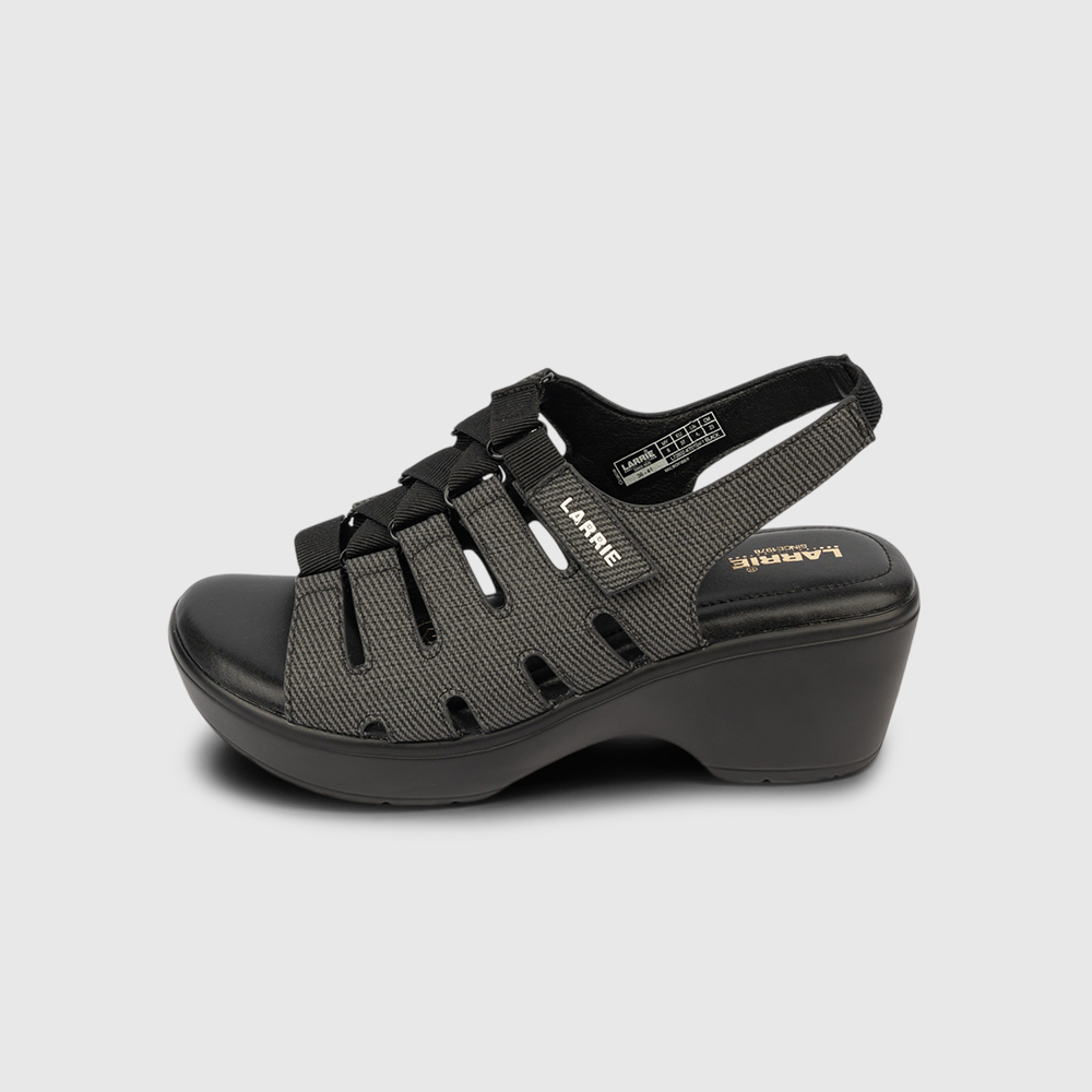 LARRIE Ladies Gracie 3-Inch Heel Platform Wedges - Image 3