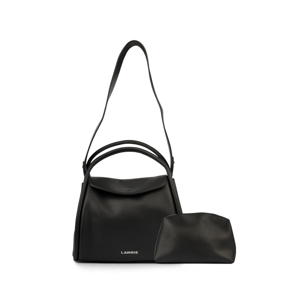 LARRIE Ladies Fiona Top Handle Satchel Bag + Free Pouch - Image 3