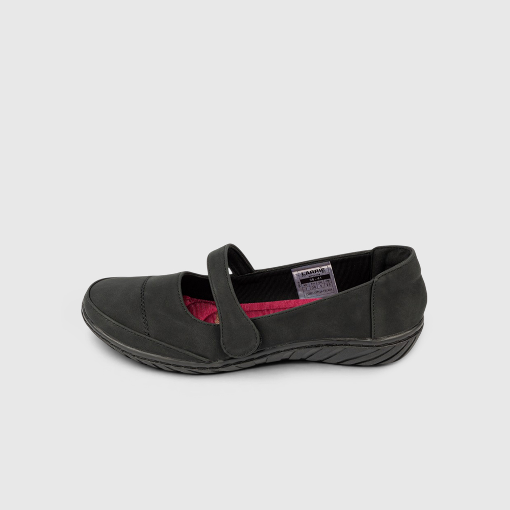 LARRIE Ladies Vera 1-Inch Strap Flats - Image 2
