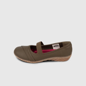 LARRIE Ladies Vera 1-Inch Elastic Flats