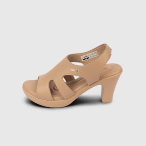 LARRIE Ladies Juliet Cut-Out Heel Sandals