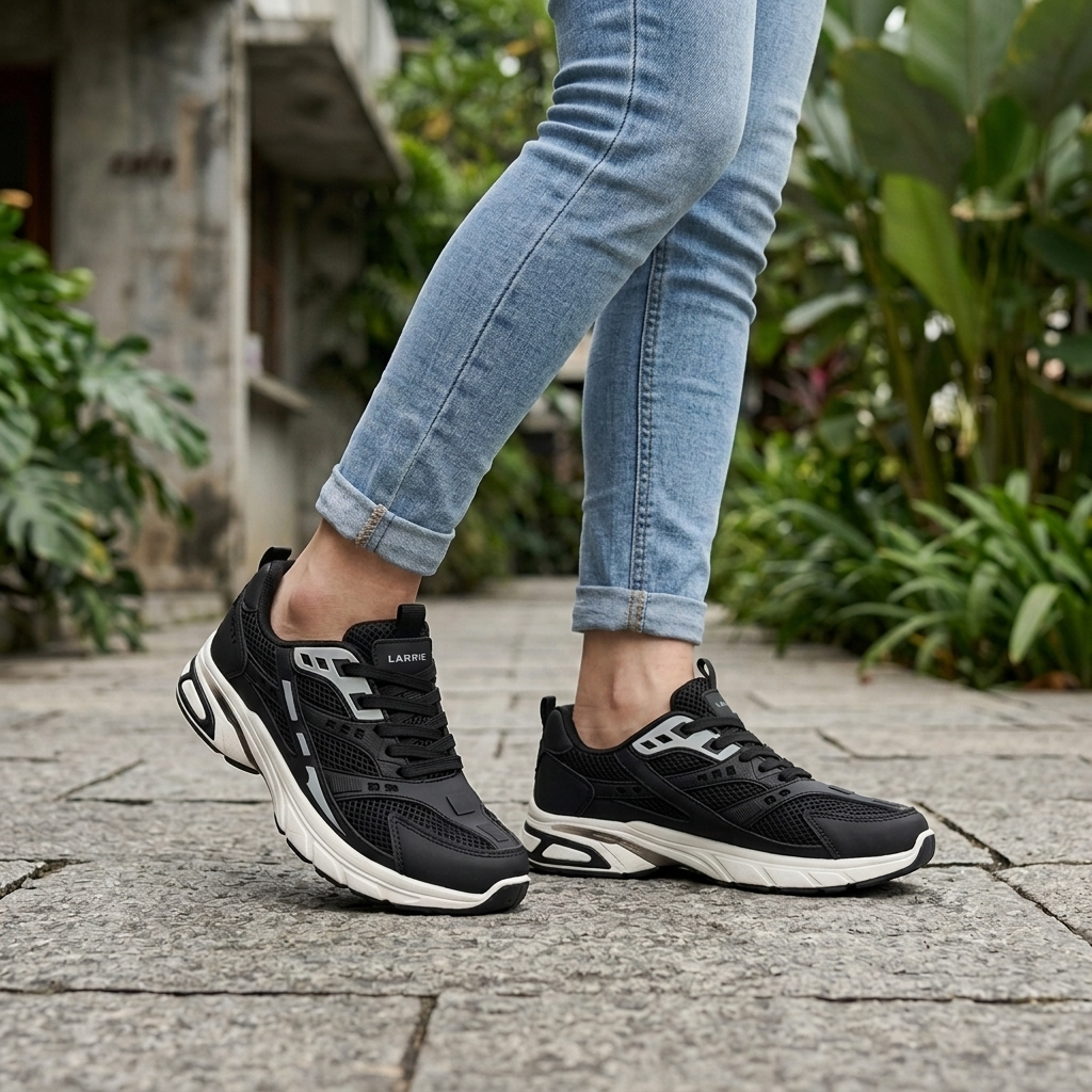 LARRIE Ladies Paris 2-Inch Platform Sneakers - Image 3