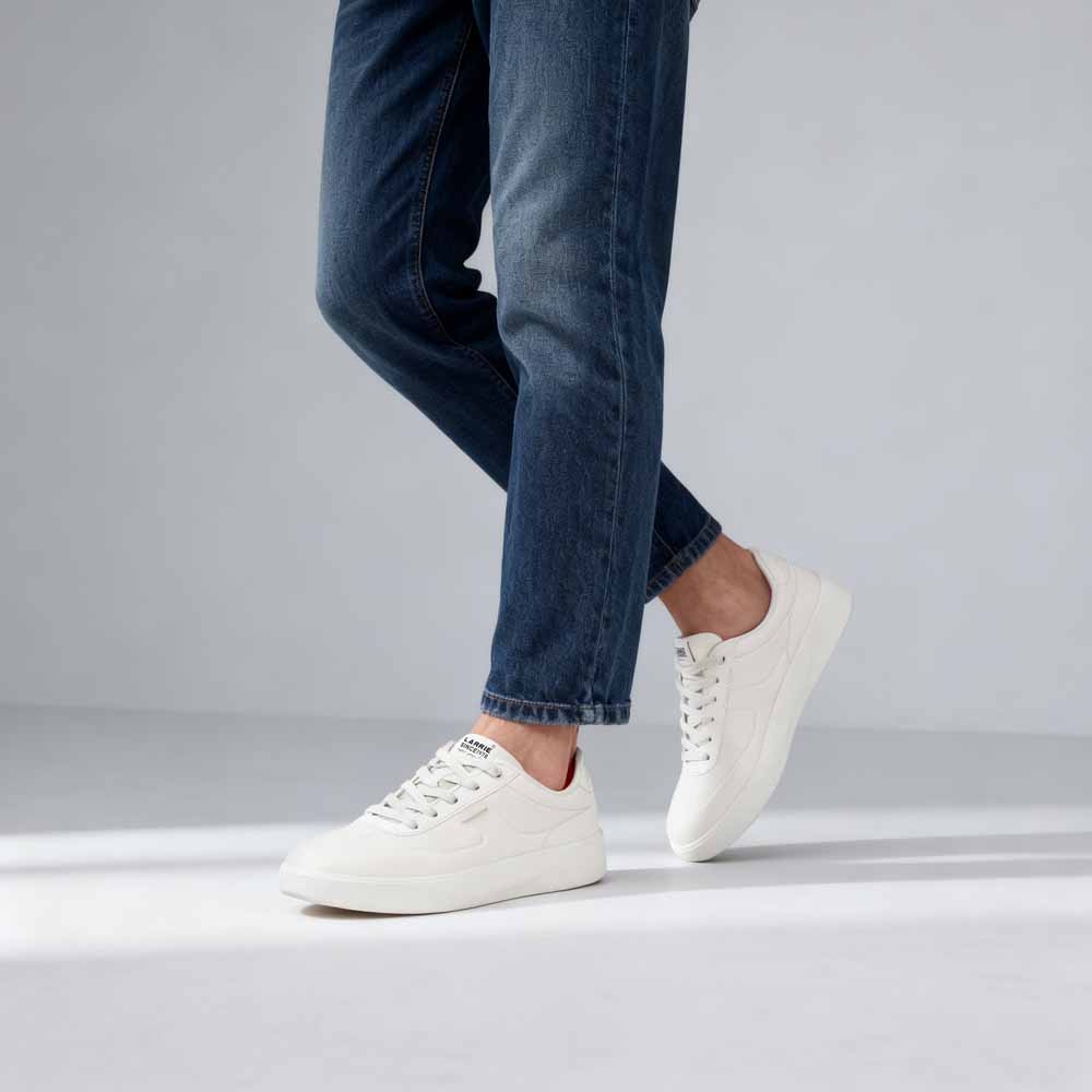 LARRIE Men Milk Classic Comfort Ease Sneakers - Image 11